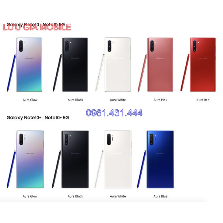 Khay 2 Sim Samsung Galaxy Note 10+ | Galaxy Note 10 Plus 5G chính hãng N975 | Tặng cây que chọc sim chính hãng