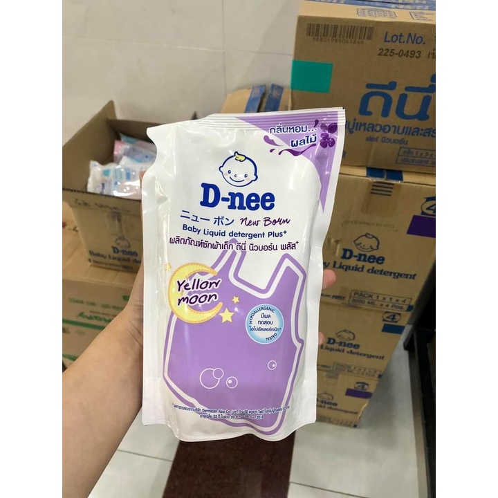 (Chính Hãng) Nước giặt Dnee Thái Lan túi 600ml cho bé