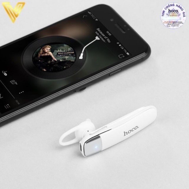 ✔CHÍNH HÃNG ✔Tai nghe BLUETOOTH Không dây Wireless V4.2 WT Hoco E31-55mAh-Có MIC-Tai nghe 1 Bên tai -BH 12 tháng