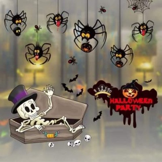 Decal dán gương, kính trang trí Halloween