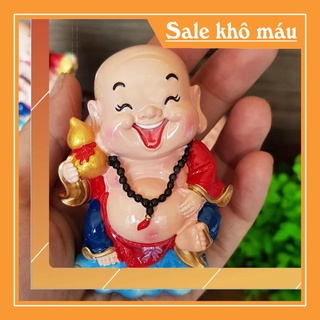 Bộ 05 tượng di lặc mẫu ngũ phúc lâm môn size 7cm