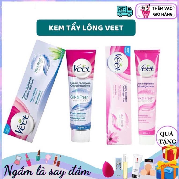 Kem tẩy lông veet 100ml - Tẩy lông tay, tẩy lông chân, tẩy lông nách hiệu quả - Thành phần tự nhiên cho da nhạy cảm