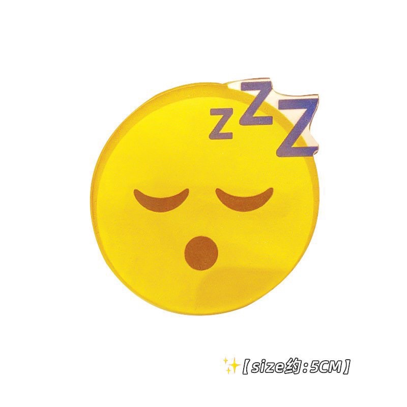 Kẹp tóc mái kẹp tóc mỏ vịt biểu tượng cảm xúc dễ thương