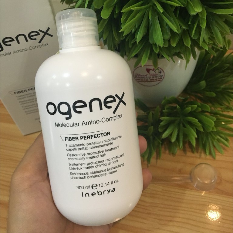 OGENEX Phục hồi tóc hư tổn INEBRYA hàn gắn liên kết tóc 300ml