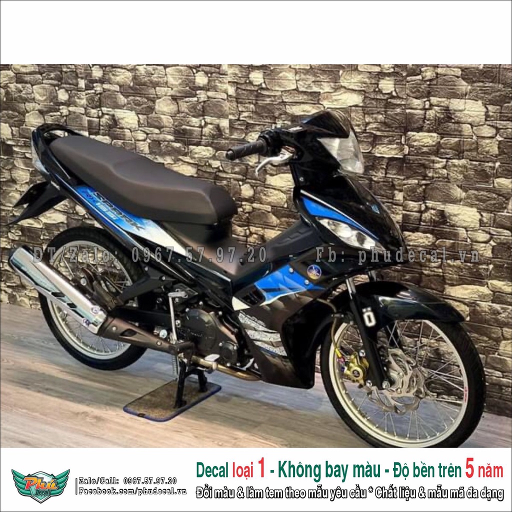 Tem rời Ex 2006-2010 xanh đen Saprk (2)