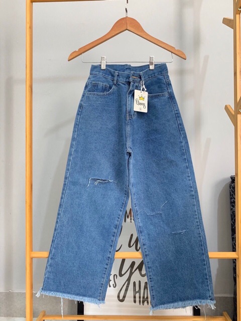 Baggy Jeans Ống Rộng Rách 🔥