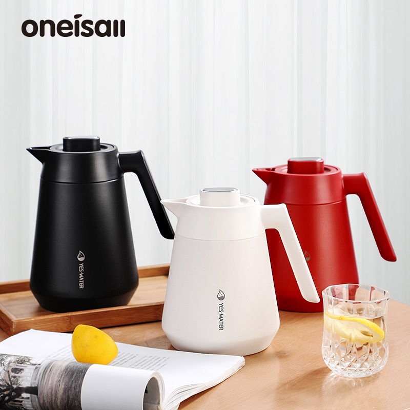 Bình đựng trà cà phê giữ nhiệt ONEISALL thép không gỉ 1200ml/ 1500ml tiện lợi