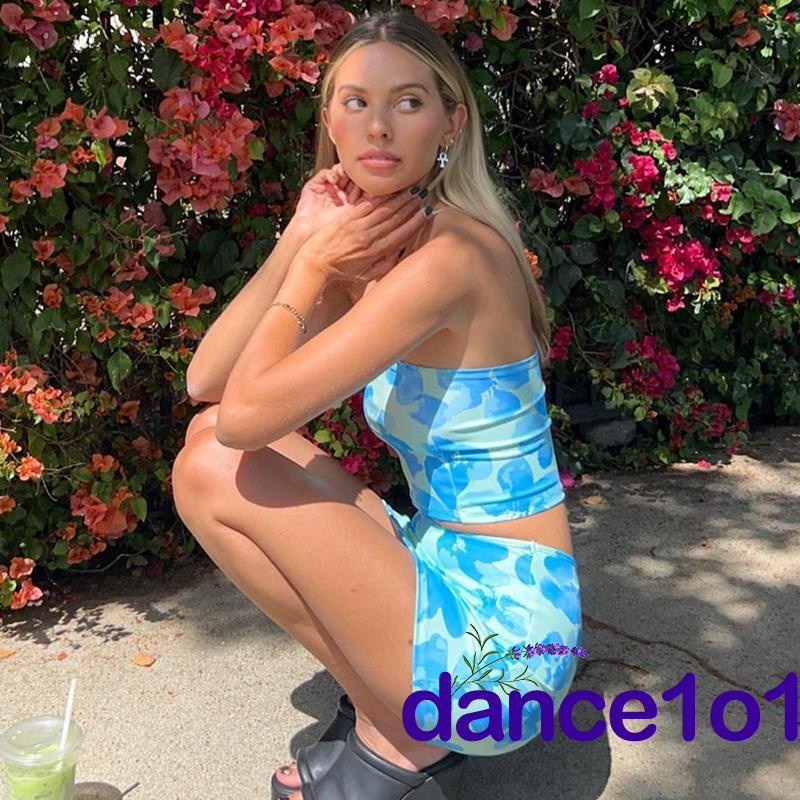 Set Áo Ống Không Tay + Chân Váy Mini Khiêu Vũ1O1- Thời Trang Mùa Hè Cho Nữ