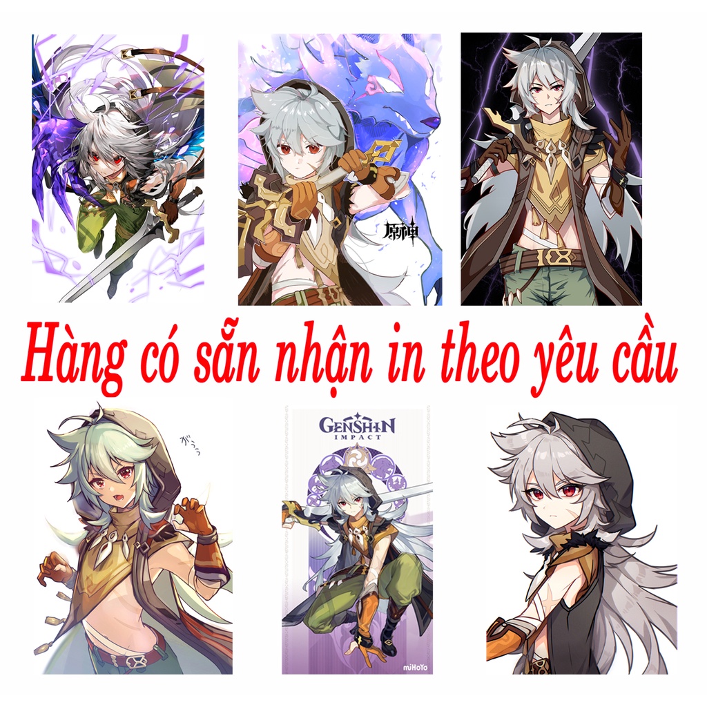 poster ảnh tranh treo Razor Genshin Impact