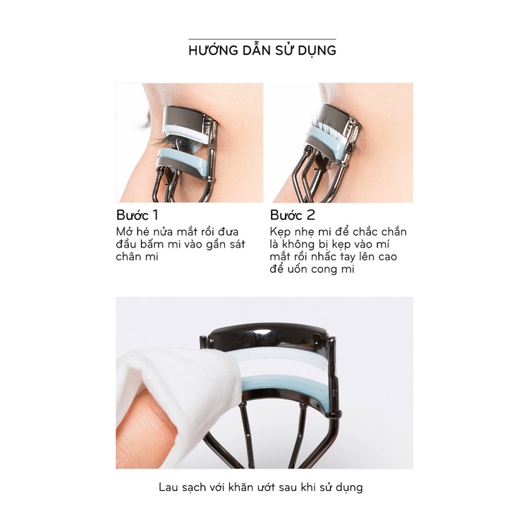 Bấm Mi Missha Perfect Eyelash Curler Giúp Mi Cong Tự Nhiên - Kẹp Mi Không Lo Đứt Mi Perfect Eyelash Curler