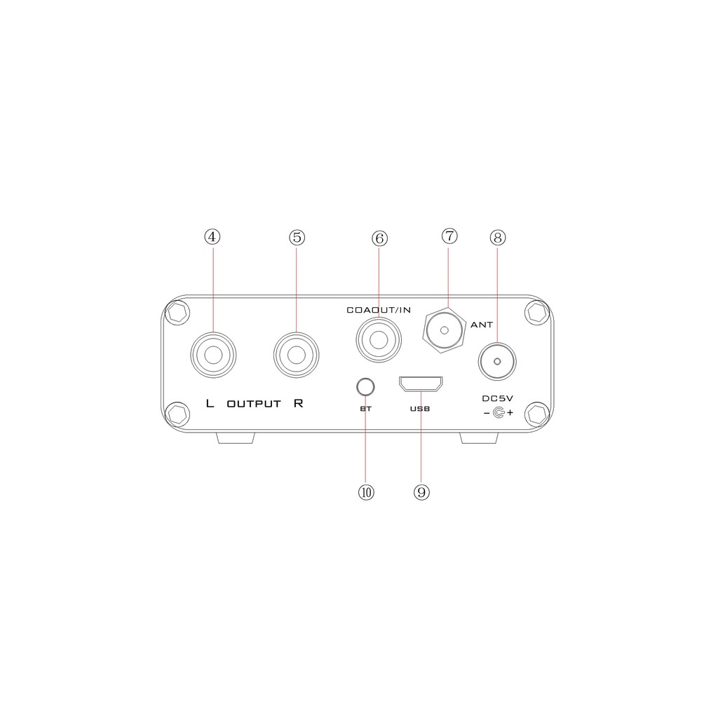 Bộ giải mã JC-SQ5 Cấu hình khủng ESS9038Q2M+CSR8675