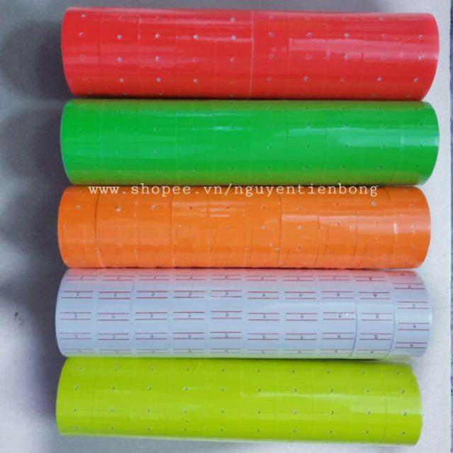 10 cuộn giấy dán giá tiền, giấy dính giá tiền(10 cuộn/cây)