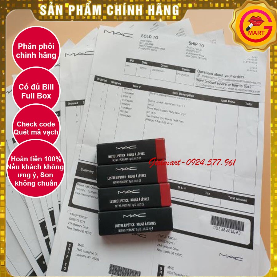Son kem Mac chính hãng Power kiss liquid 998, 991, 989, 992 full box có bill bao check code | BigBuy360 - bigbuy360.vn