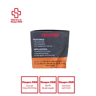 Khẩu trang than hoạt tính Vinapro (Hàng chính hãng - 4 lớp)