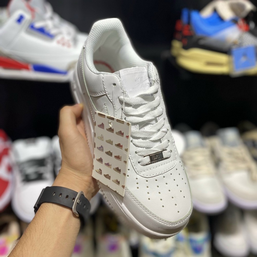 Giày Air Force 1 Thể Thao Nam Nữ - Giày Sneaker AF1 Full Trắng Cổ Thấp [FREE SHIP + HỘP GIÀY + HỘP BẢO VỆ]