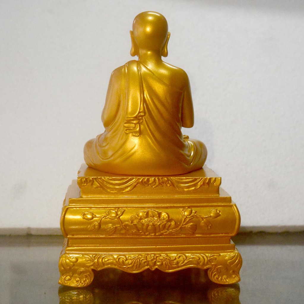 Tượng Ngài Thánh Tăng Sivali ngồi ôm bát cao 20cm
