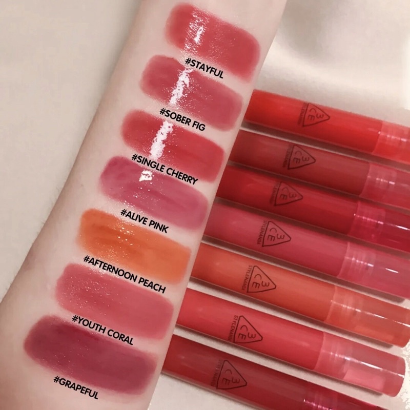 Son tint bóng căng mọng ngọt ngào 3ce Syrup Layering Tint