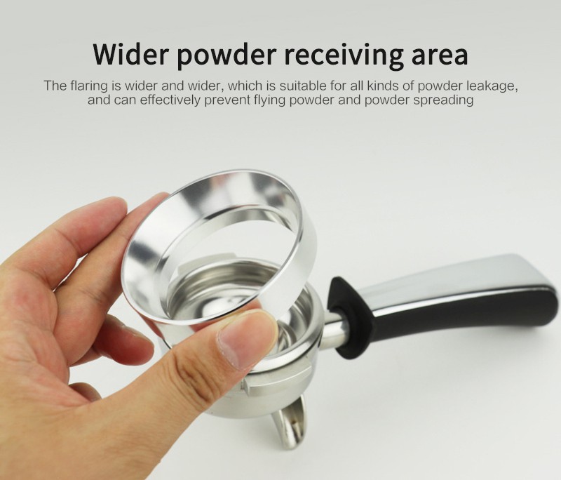 [READY] Aluminum Smart Dosing Ring for Beer Mug, Coffee Powder Tool, Espresso Barista for 58MM, Coffee Filter, Tamper WINE