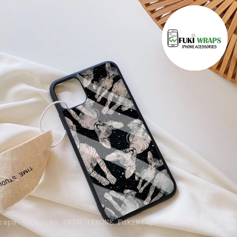 Ốp Lưng Nano Chống Vỡ Mèo Ai Cập Dành Cho 13ProMax 12ProMax 11ProMax X XSMAX Fukishop