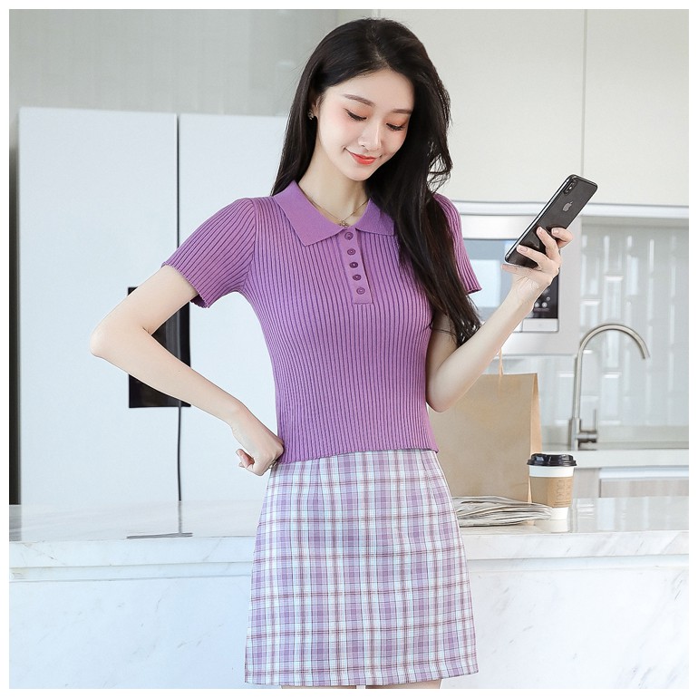 [Loại 1-Hàng Hàn] Áo mongtoghi cổ bẻ, cổ vuông, cổ tròn Polo tay ngắn mẫu 2021, freesize, bốn mùa đều mặc được, form đẹp | BigBuy360 - bigbuy360.vn