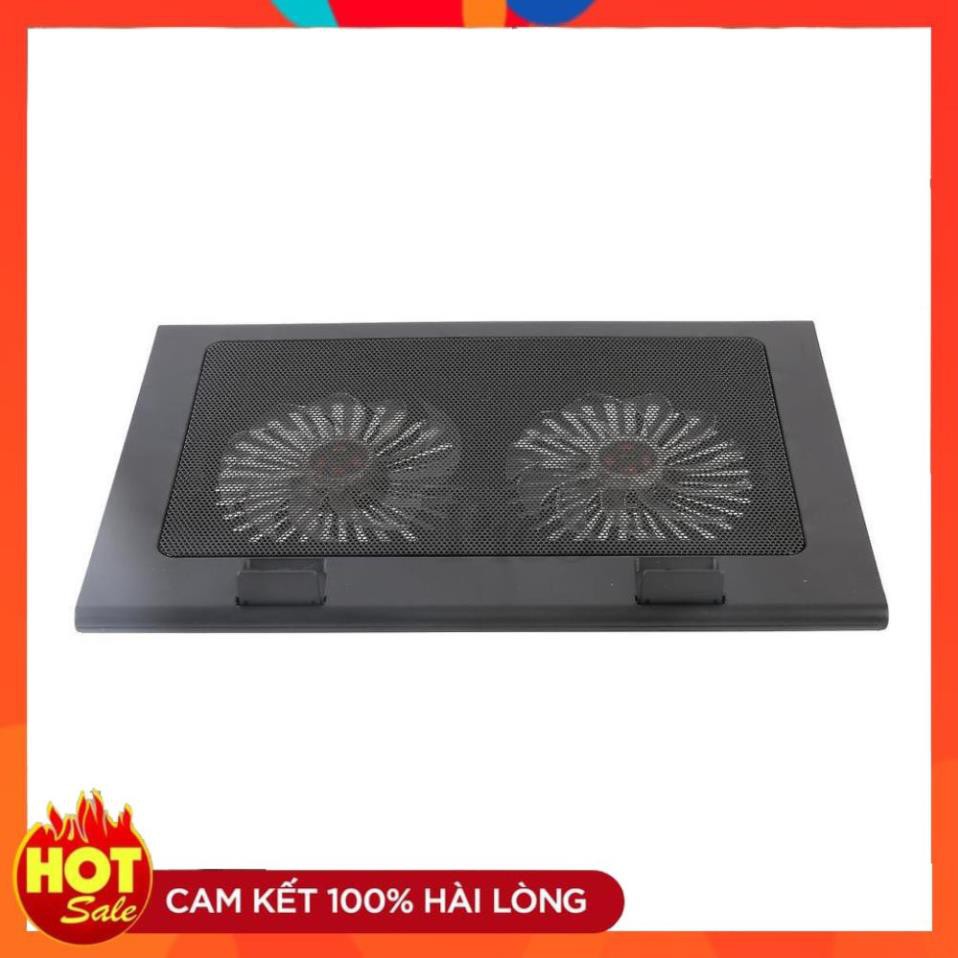 [Chính Hãng] Đế Tản Nhiệt Laptop 2 Quạt chạy êm dành cho Laptop từ 14&quot; đến 17&quot;- Fan A8