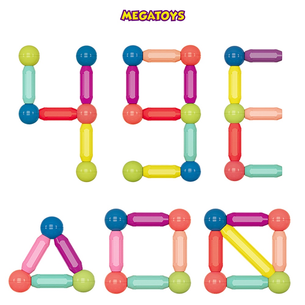 Bộ đồ chơi xếp hình nam châm thông minh Magnetic cao cấp cho bé