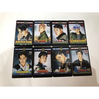 Set card trong 8 tấm exo the war