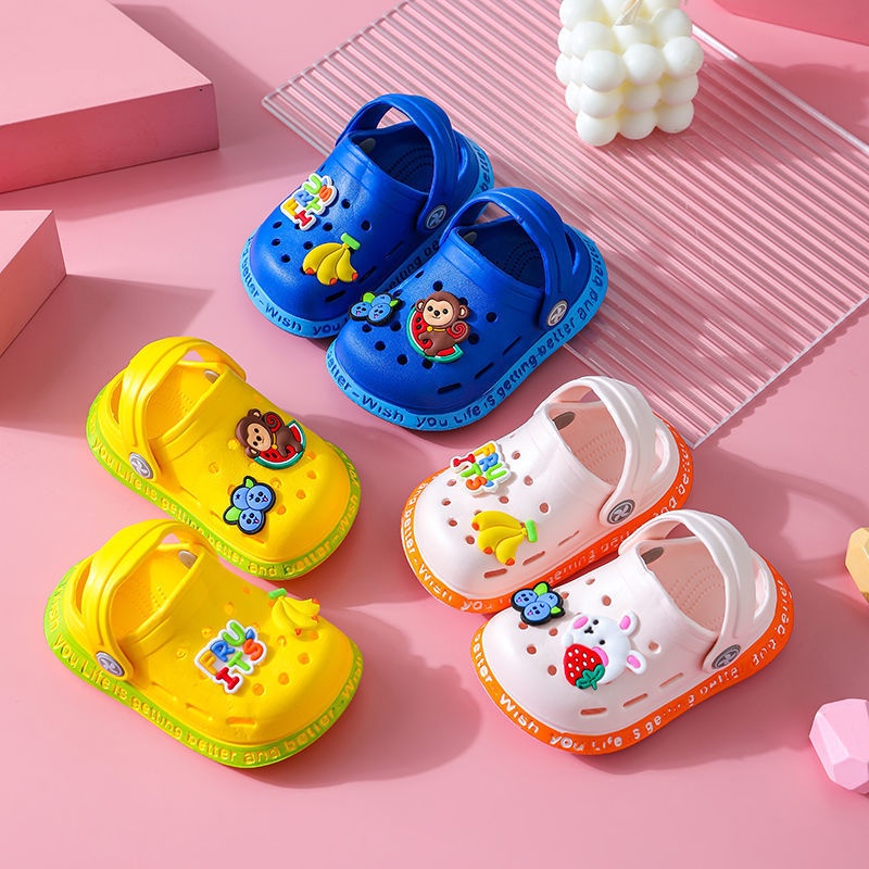 Dép Sục Cho Bé Gái Bé Trai Có Quai Hậu Giày Bền Đẹp Êm Ái Có Đế Chống Trơn Trượt - Mã K17