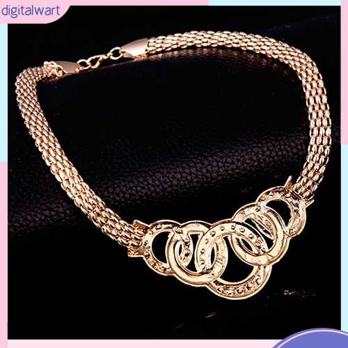 Bộ trang sức hợp kim đính đá phong cách thanh lịch cho nữ