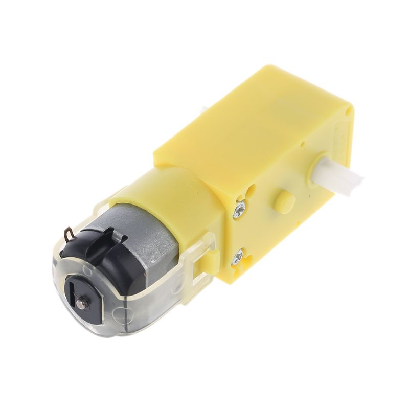 1 Bộ Bánh Xe Nhựa Kèm Động Cơ Bánh Răng DC3-6V Cho Robot Thông Minh