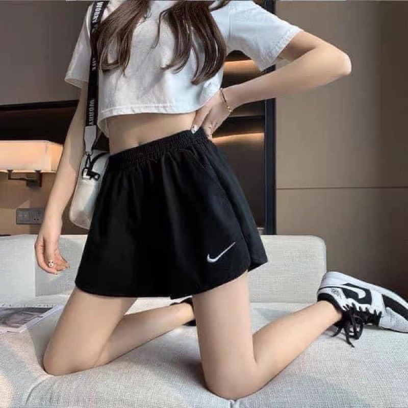 Quần đùi nữ mặc nhà - Quần short unisex cạp chun siêu HOT