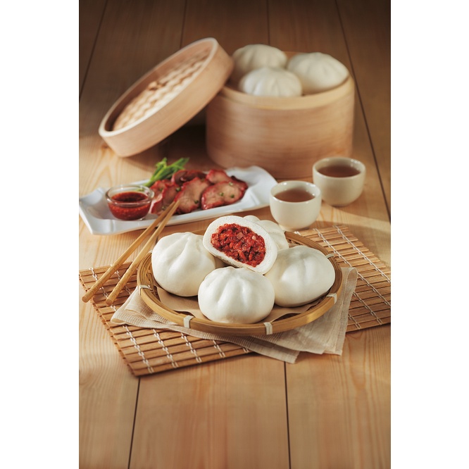 Bánh bao sữa nhân thịt heo BBQ CP 480g [ HN giao hoả tốc 1h]