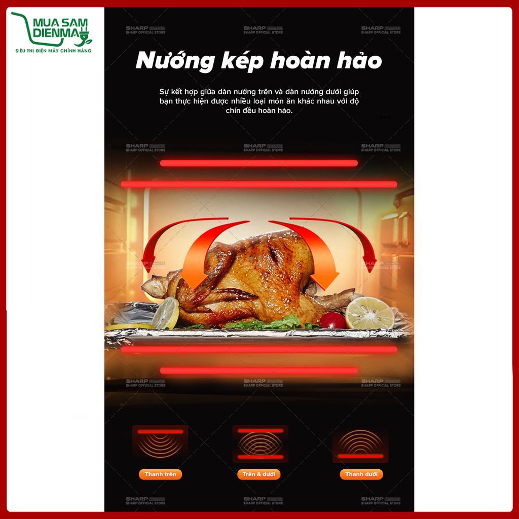 Lò Nướng Điện Sharp EO-A383RCSV-ST 38L