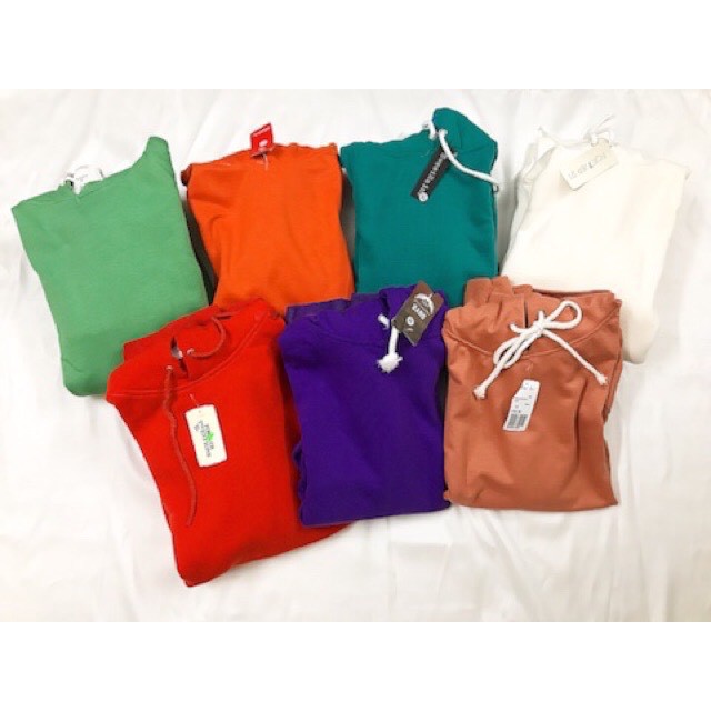 Áo Hoodie nam nữ Trơn nhiều màu