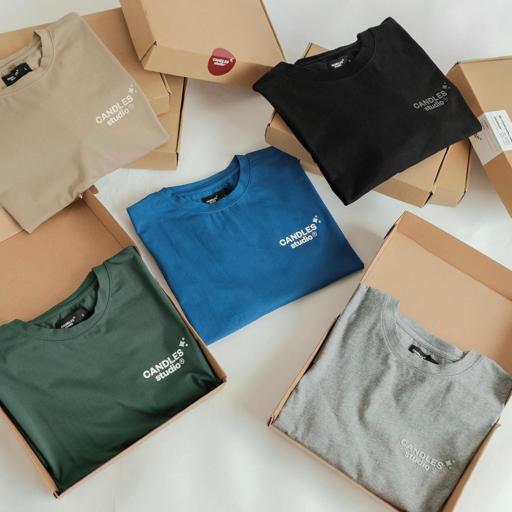 Áo phông unisex basic Candles Studio