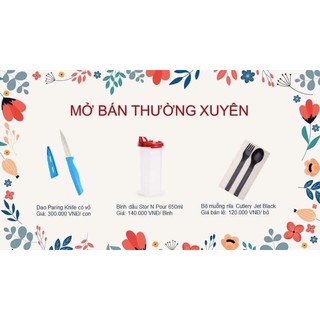 tupperware bình dầu , chai đựng nước mắm 650ml xem video cách đóng