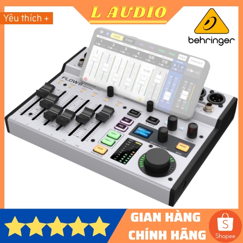 Mixer flow 8 Behringer Mixer cơ lai số - Đơn giản và gần gũi mà ngay khi bạn chưa phải là chuyên gia âm thanh !