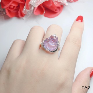 nhẫn hồ ly bạc ta nhiều màu tk5
