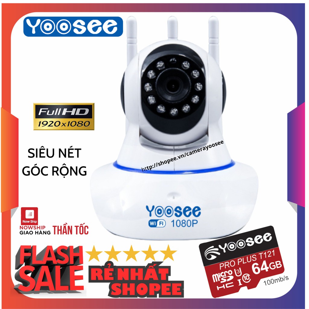 Camera Wifi YooSee HD1080P - cài đặt Tiếng Việt - BEARHOME