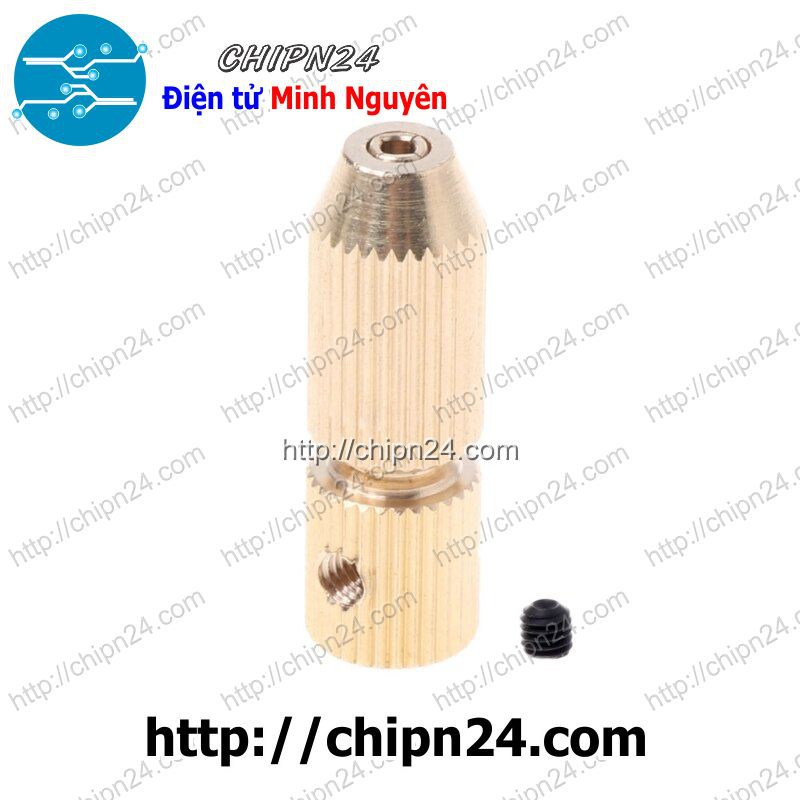 [1 CÁI] (KG1) Đầu Kẹp Mũi Khoan MK3225 (Tặng 1 Cây M3 Mở Lục Giác) (Trục 3.17mm Kẹp mũi từ 1.8-2.5mm)