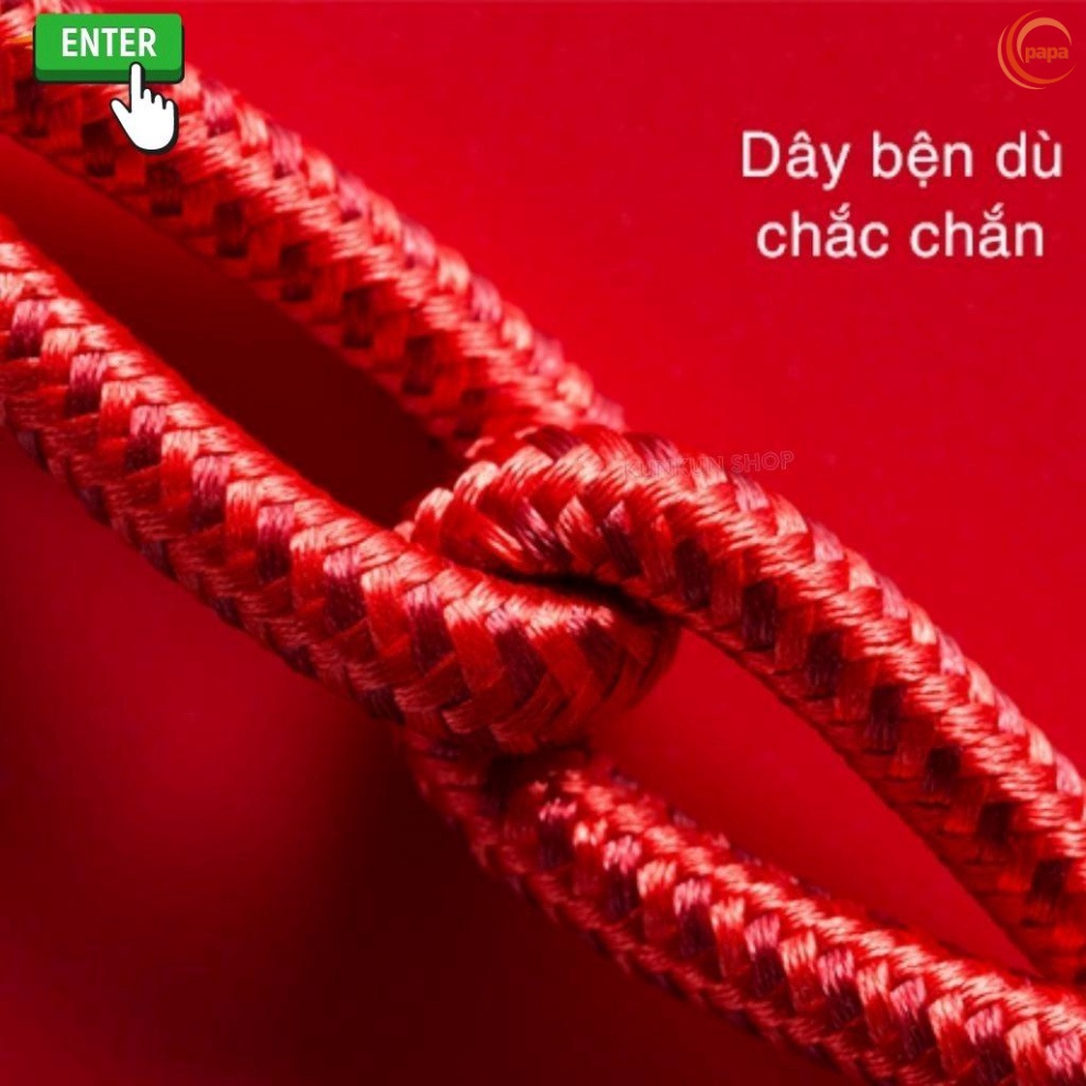 Cáp sạc type c sạc nhanh 3A thiết kế bện dù dài 1 mét và 3 mét cho điện thoại