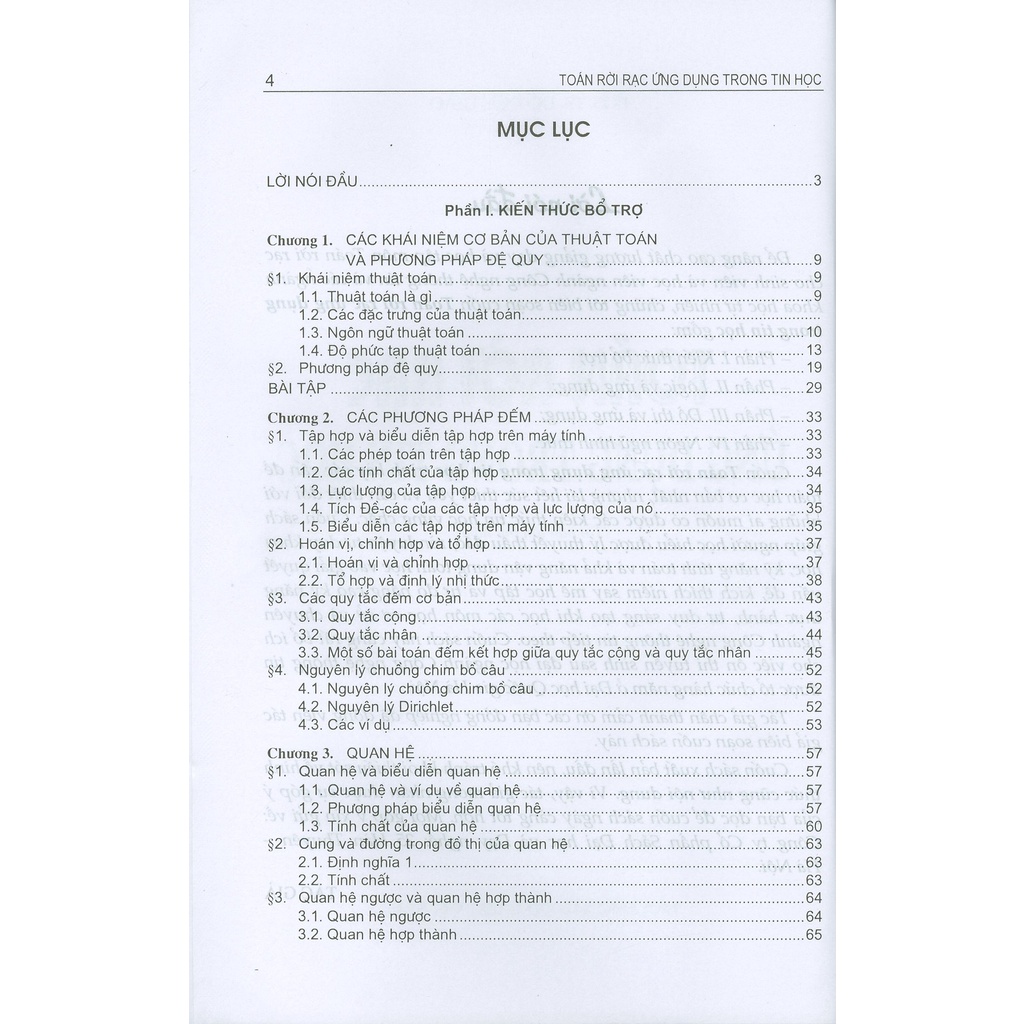 Sách - Toán Rời Rạc Ứng Dụng Trong Tin Học
