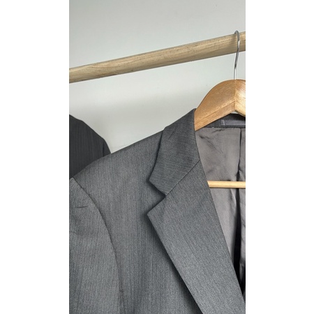 Blazer form rộng unisex thời trang thanh lịch có đệm vai
