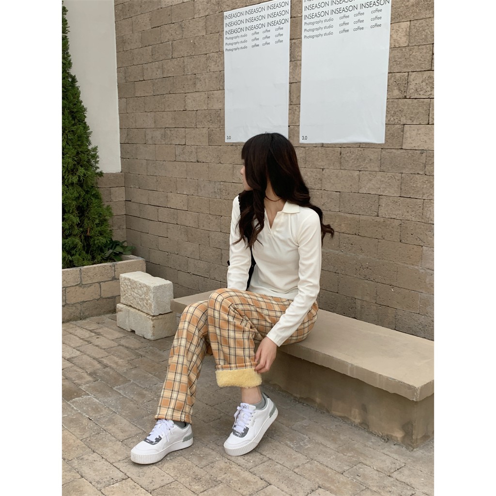 ❄️Quần Caro Lót Lông Siêu Hot Siêu Ấm Cho Mùa Đông Lạnh❄️