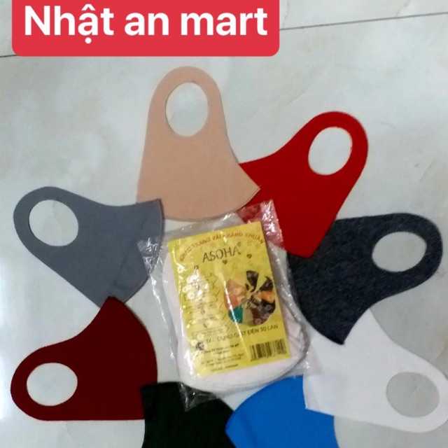 Combo 10 chiếc khẩu trang BOLY ASOHA KHÁNG KHUẨN