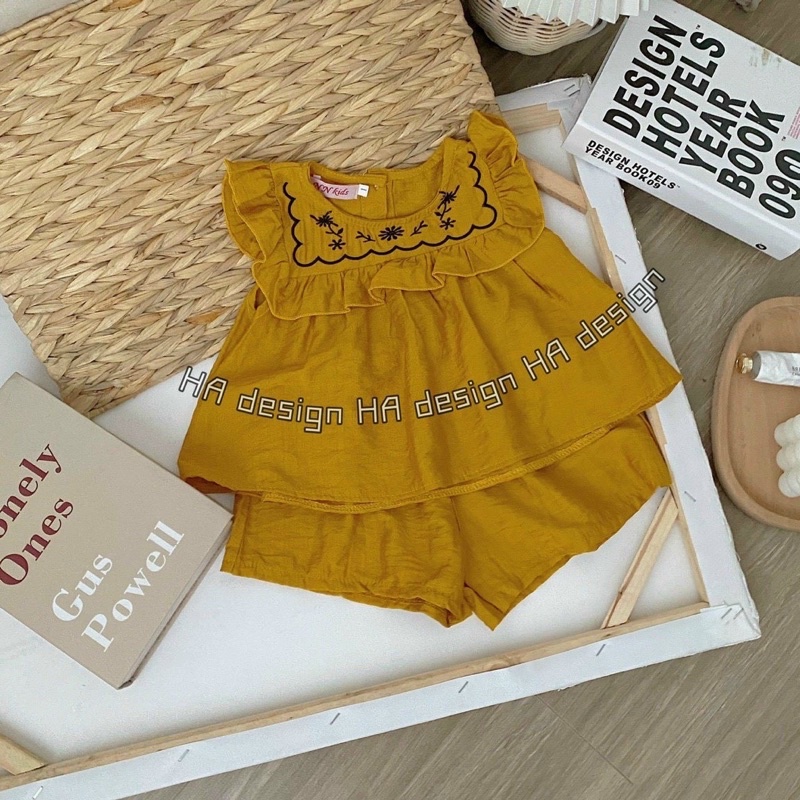 Bộ đũi cổ hoa hb cho bé