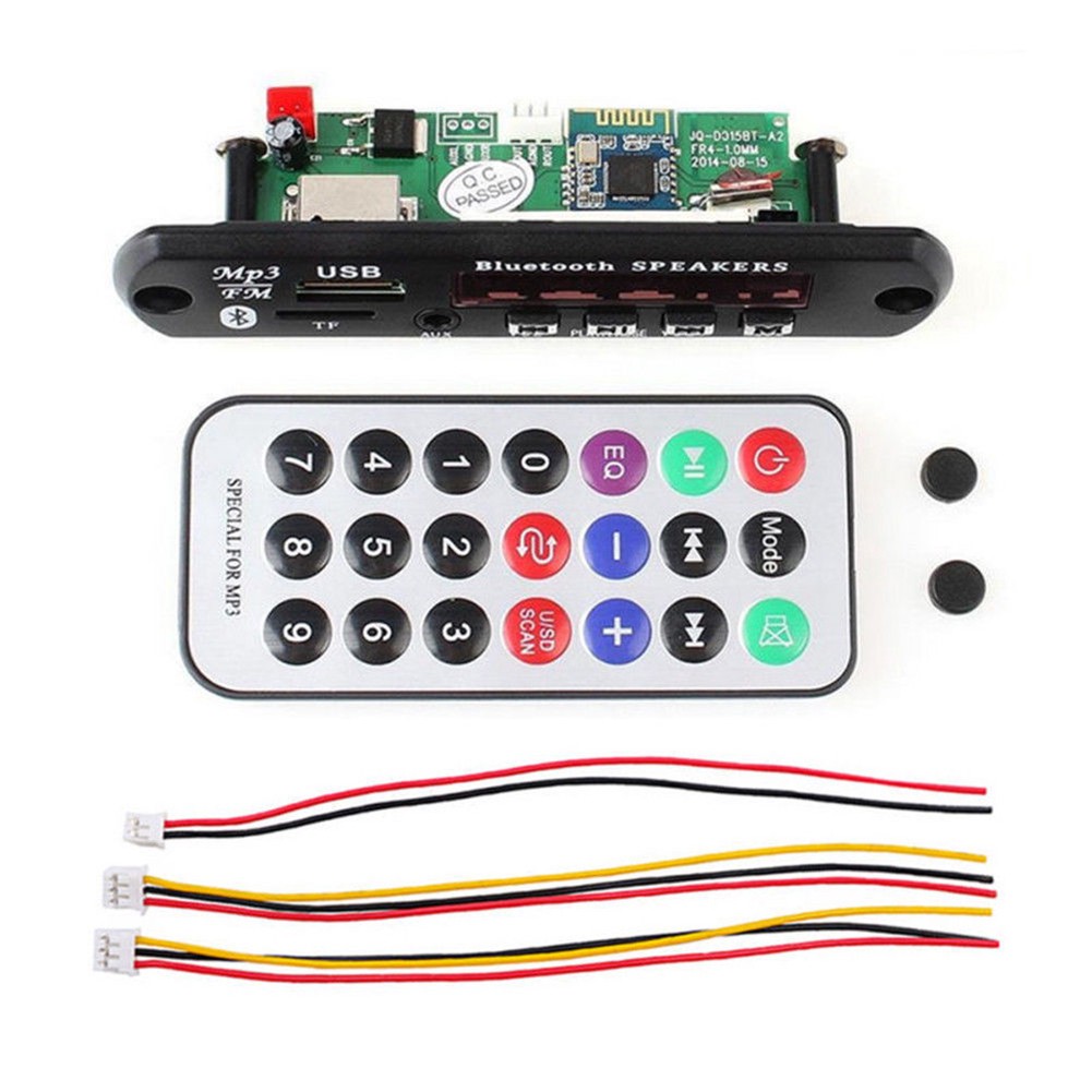 Automobile MP3 Player FM Radio Bluetooth 5.0 Speaker Module Audio Decoder Board