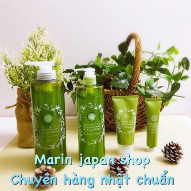 (MiNi) Gel tẩy trang trà xanh Green Tea Deep Cleansing của Santa Marche Nhật Bản Chính Hãng Đủ Bill