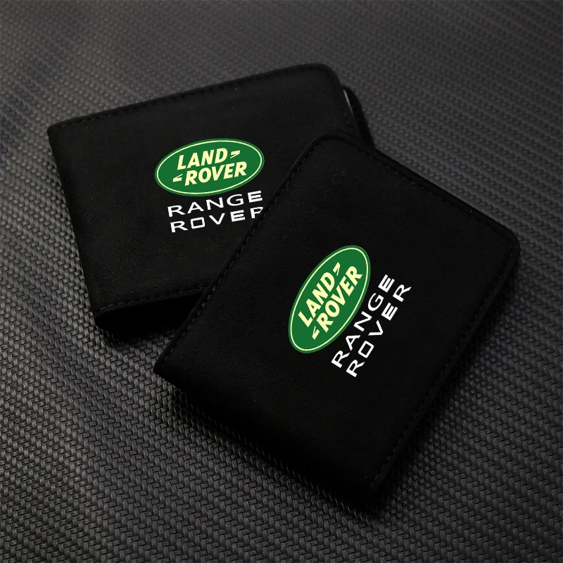 1 Giá Đỡ ID / Bằng Lái Xe Màu Đen Đa Năng In Logo Cho Land Rover Range Rover Autobiography Freelander DISCOVERY Sport