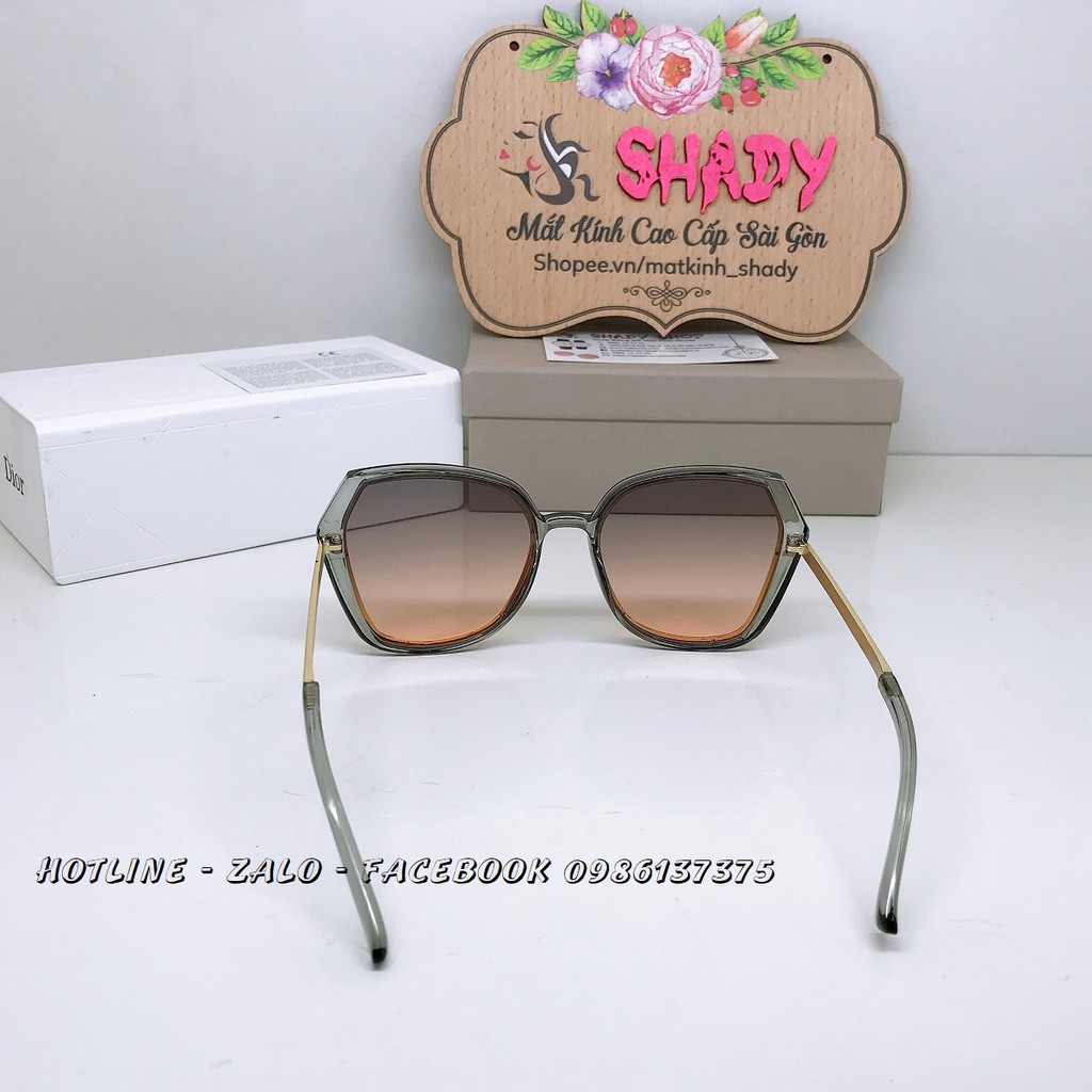 Mắt Kính Nữ Cao Cấp Màu Cam Khói Viền Kim Loại Full Box | BigBuy360 - bigbuy360.vn